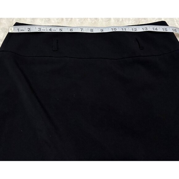 Women's Apt. 9 Brand Straight & Pencil Black Skirt Polyester Blend Size 8 - Picture 8 of 13